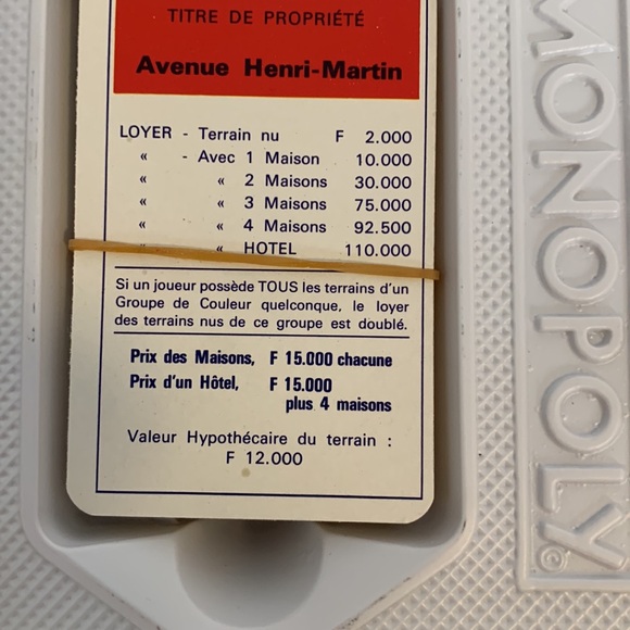 Vintage 1936 French Edition Monopoly Board Game - Picture 6 of 10